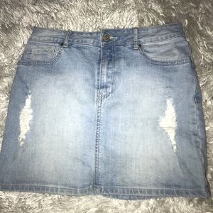 jean skirt